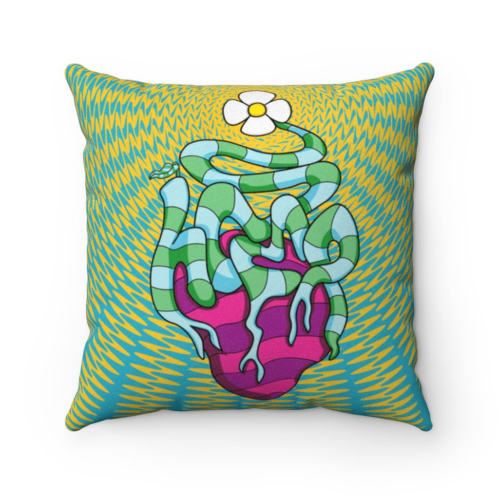 Faux Suede Square Pillow